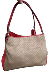 コーチ シグネチャー ショルダーバッグ レッド