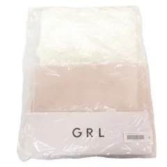 グレイル GRL 花柄レース浴衣セット フラワーレース 帯付き F 白 オフホワイト ピンク gi1402 /GV