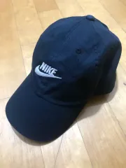 ナイキ ロゴ ベースボールキャップ クラブ キャップ 帽子 ウール ネイビー M L