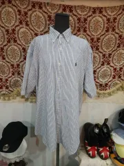 ポロ Ralph Lauren(ラルフローレン) 90s シアサッカー ストライプ 半袖 シャツ