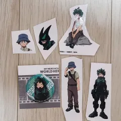 僕のヒーローアカデミア ヒロアカ 劇場版 DVD バラ売り 缶バッジ ステッカー 緑 谷出久