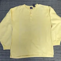 90s Vintage オールドギャップ ヘンリーネック 長袖 ロングスリーブ