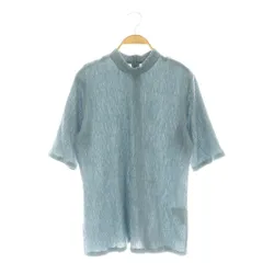 リムアーク rim.ark  Half sleeve unevenness tops トップス カットソー ジャガード 38 サックスブルー /CX ■OSのサムネイル