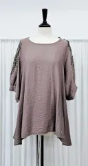 TシャツViewブラウス レース サマーブラウス Aライン フレアブラウス オーバーサイズブラウス