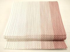 名古屋帯 洒落帯　高級　♢ 正絹　博多織　カジュアル　縞　幾何学模様　R389 名古屋帯 洒落帯 高級 ♢ 正絹 博多織 カジュアル 縞 幾何学模様 R389