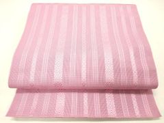 平和屋着物＊夏物　博多織　八寸名古屋帯　献上　桃色　DABC8526cm 平和屋着物＊夏物 博多織 八寸名古屋帯 献上 桃色 DABC8526cm - メルカリ