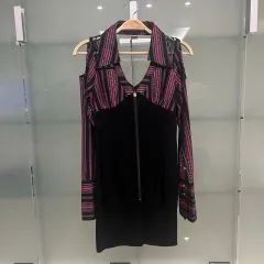 ヴィンテージ Y2K 長袖 ワンピース