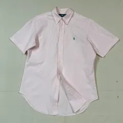 M) ポロラルフローレン クラシックフィット ピン クラシック シアサッカー 半袖 シャツ