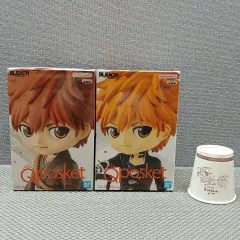 日本国内正規品 バンプレスト BLEACH（ブリーチ） Q posket（キューポスケット） 黒崎 一護 2種セット