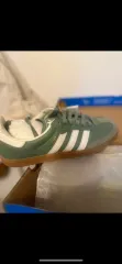 270 ） adidas(アディダス) スニーカー サンバ og シルバー グリーン