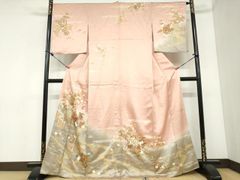 ⚫︎中古 色打掛⚫︎お洒落系⚫︎淡い配色⚫︎HANAE MORI⚫︎T-517-11