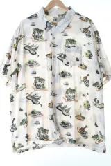 （ 3XL ー 4XL ） ブランドヴィンテージ 半袖シャツ シャツ オーバーサイズ ハワイアン- 13E59