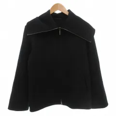 ジョルジオアルマーニ GIORGIO ARMANI ジップアップジャケット ブルゾン ビッグカラー カシミヤ 38 紺 ネイビー /FF ■GY62のサムネイル