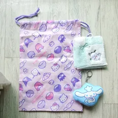 サンリオ シナモロール キーリング ポーチ ポチャッコ ミニタオル まとめ売り