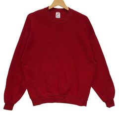 80~90's vintage 80~90年代ヴィンテージ JERZEES ジャージーズ スウェット トレーナー USA製 Lサイズ レッド