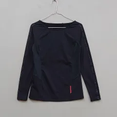 傷なし ルコックスポルティフ レディース90スリム ラウンドTシャツ 春秋 チャコール 75450