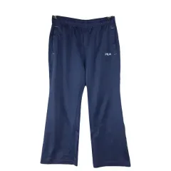 FILA FILA(フィラ) ヴィンテージ ネイビー トレーニング パンツ ワークアウトパンツ LL