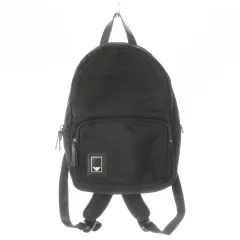 エンポリオアルマーニ EMPORIO ARMANI リュックサック デイパック ナイロン レザー 革 ロゴ 黒 ブラック /CK13 ■GY18のサムネイル