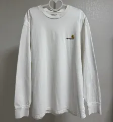 カーハート ロングスリーブ ロゴ Tシャツ L