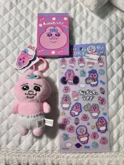 おぱんちゅうさぎ セット ステッカー キーホルダー メモ帳