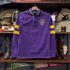 90s ポロ ラルフローレン ラグビー シャツ BIG ロゴ ナンバリング N361