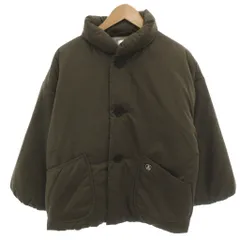 オーチバル ORCIVAL オーシバル 美品 中綿ジャケット 1 カーキ  スタンドカラー ボックスシルエット ボタン留 /HW ■ECB001