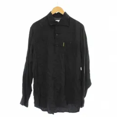 アルマーニ ジーンズ ARMANI JEANS ポロシャツ L 黒 ブラック 長袖 無地 /GP ■ECD001のサムネイル