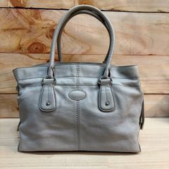 LONGCHAMP ロンシャン レザー トートバッグ サイドジップ ベージュ 