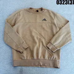 M アディダス ブラウン スウェットTシャツ 0323(3)