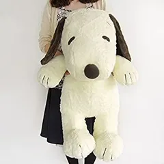 【中古-非常に良い】ピーナッツ ハグハグ ぬいぐるみ 2Lサイズ スヌーピー モカ 座高55cm 077448-15