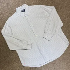 (XL) POLO ポロ ラルフローレン ストライプ オーバーサイズシャツ