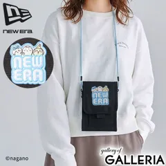 【メール便】【正規取扱店】 NEW ERA ショルダーバッグ レディース メンズ 斜めがけバッグ 小さめ ニューエラ ブランド ちいかわ おでかけ 普段使い かわいい アウトドア スクエアネックポーチ 0.3Lちいかわ ブラックのサムネイル