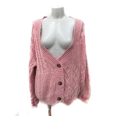 エミリアウィズ EmiriaWiz カーディガン ニット けー 長袖 F ピンク /YI