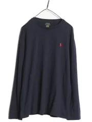 【お得なクーポン配布中!】 ポロ ラルフローレン 長袖 Tシャツ メンズ L ロンT ロングスリーブ コットン ワンポイント カットソー シングルステッチ インナー シンプル