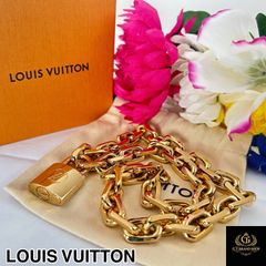 美品　ヴィトン　コリエ　LVエッジ・カデナ　ネックレス　ゴールド　チョーカー