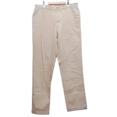 LANDS' END ランズエンド チノパン ベージュ メンズ33 コットンパンツ スラックス ストレート カジュアル 定番 無地 古着 美品 春夏秋冬 ボトムスのサムネイル