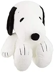 【中古-非常に良い】PEANUTS　SNOOPY　ピーナッツ ハグハグ ぬいぐるみ 2Lサイズ スヌーピー 黒 077394-15