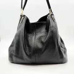 COACH（コーチ）マディソン フィービー ショルダーバッグ ブラック レザー ゴールドトーン金具 ワンショルダー レディース