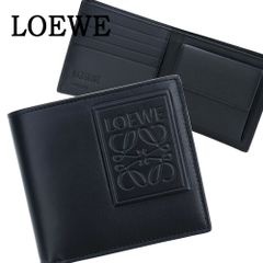 2週間程の使用LOEWE 二つ折り財布 ブラック - メルカリ