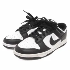 ナイキ NIKE 美品 ダンク LOW スニーカー パンダ DD1503-101 黒 ブラック 23cm