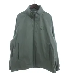 メゾンキツネ MAISON KITSUNE 美品 25SS ブルゾン ジャケット フルジップ ワンポイント 緑 グリーン Mのサムネイル