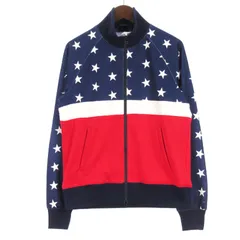 ソフネット SOPHNET. STAR TRAINING BLOUSON 星柄 ジャケット ブルゾン 総柄 ジップアップ SOPH-170017 バイカラー ネイビー レッド Sのサムネイル