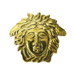 ジャンニヴェルサーチ ヴェルサーチェ GIANNI VERSACE メデューサ ブローチ アクセサリー 金色 ゴールドカラー 0316 IBO92のサムネイル