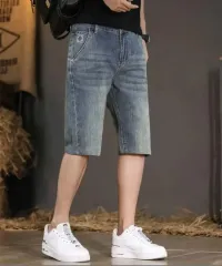 メンズ デニムハーフパンツ(新品)