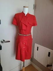 ベストベリー オレンジ シャツワンピース 56