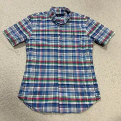 ポロ 半袖 シャツ チェック m