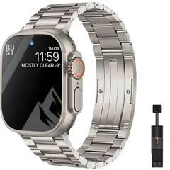 【新品】 for Apple watch バンド チタン製互?ベルト コンパチブル Apple watch series Ultra3/Ultra2/Ultra/10/9/8/7/6/5/4/3/2/1 38mm 40mm 41mm 42mm 44mm 4 1