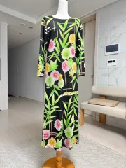 Flower プリントドレス