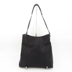 MARY QUANT マリークヮント ショルダーバッグ MARY QUANT　シュリンクデイジー　エンボストート　ワンショルダー　ブラック　