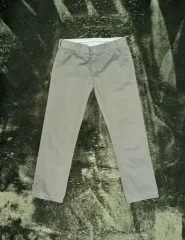 L BEAMS JAPAN BEAMS(ビームス) ハート ウォッシュド コットン チノ パンツ オリーブ